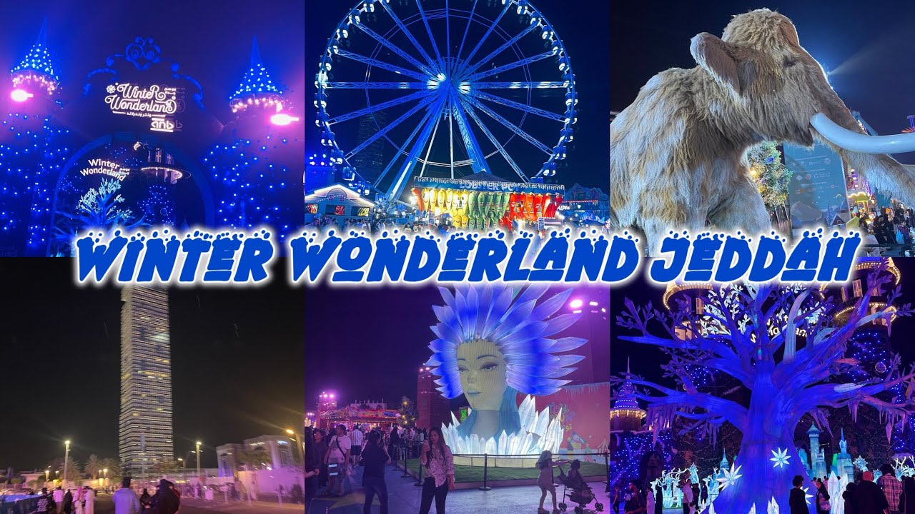 #Winter Wonderland Jeddah❄️ #A magical winter vibe right in the heart of Jeddah #malayalam vlog