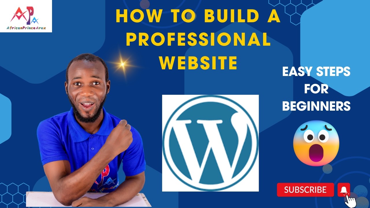 BUILD YOUR PROFESSIONAL WORDPRESS WEBSITE LIKE THIS / #africanprincearex