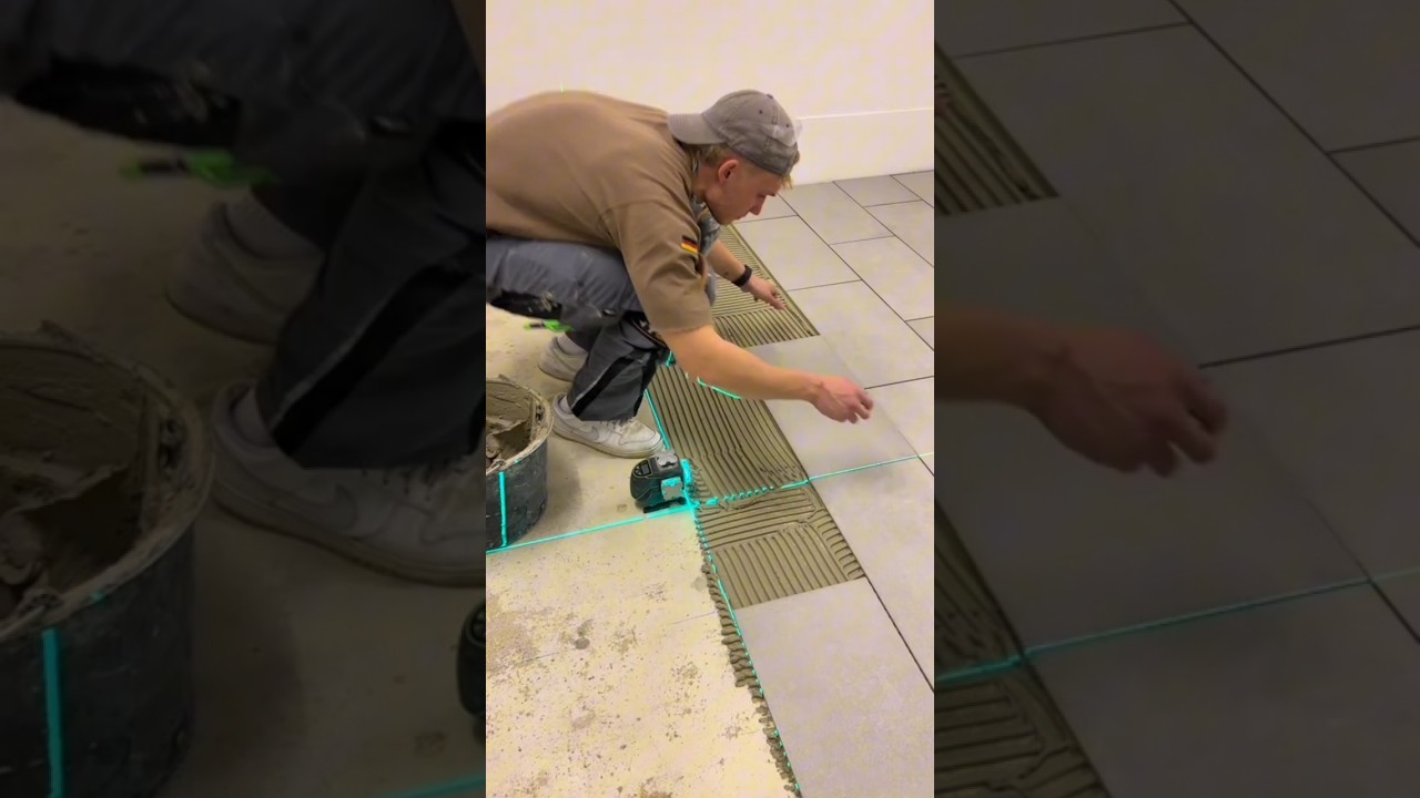 Room Wall Tile Installation Like a Pro 😍🔧✨