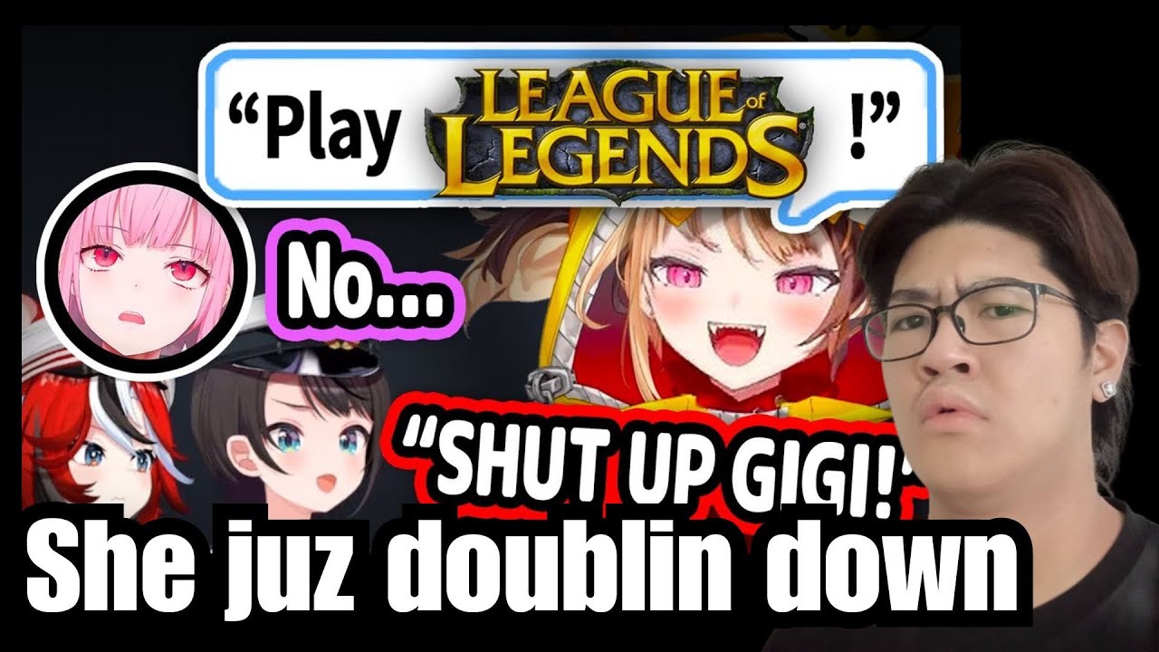 Oozora Police Arrest Gigi For Cloning Calli So She Can Play League With Her REACTION!!!!!!