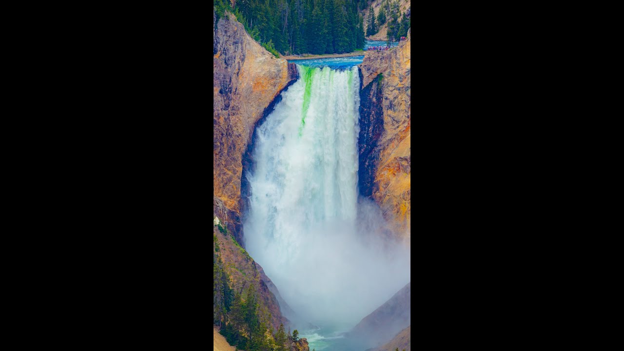 Serenity at Yellowstone’s Upper Falls – Ep 1 | 4K HDR Vertical Nature + Real Sounds