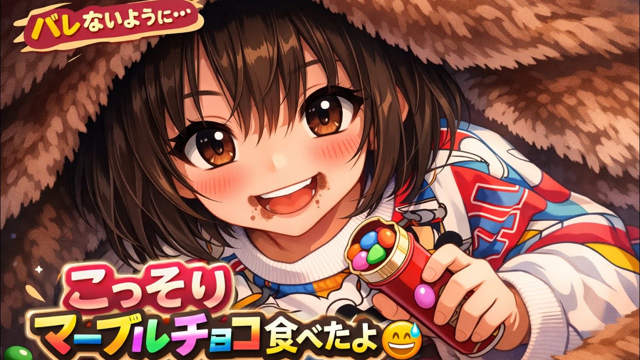 猫ちゃん飼う😊こっそりチョコ食べたよ😅