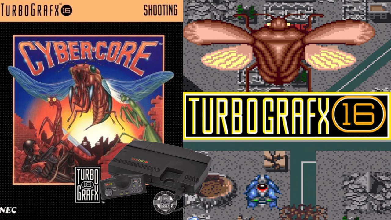 Cyber-Core (1990) NEC TurboGrafx-16 / PC Engine Gameplay in HD～4K 60FPS