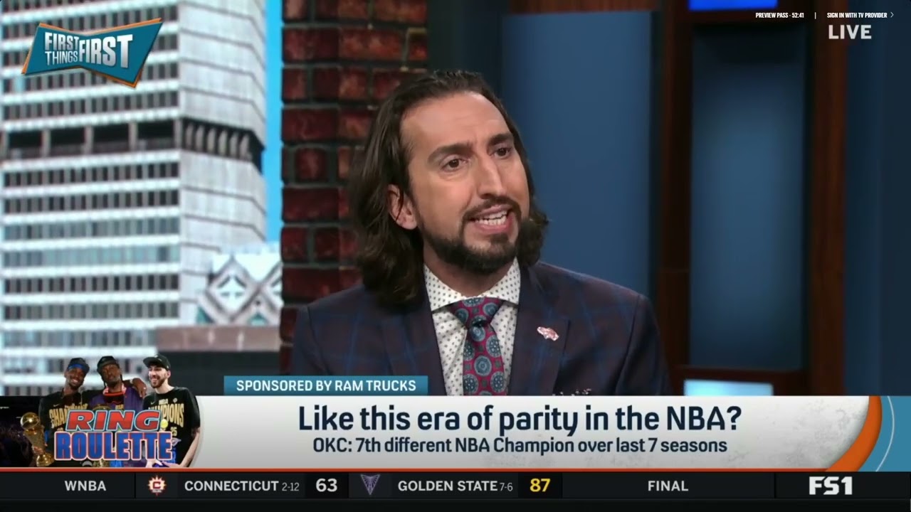First Things First: Nick Wright on the NBA's Era of Parity