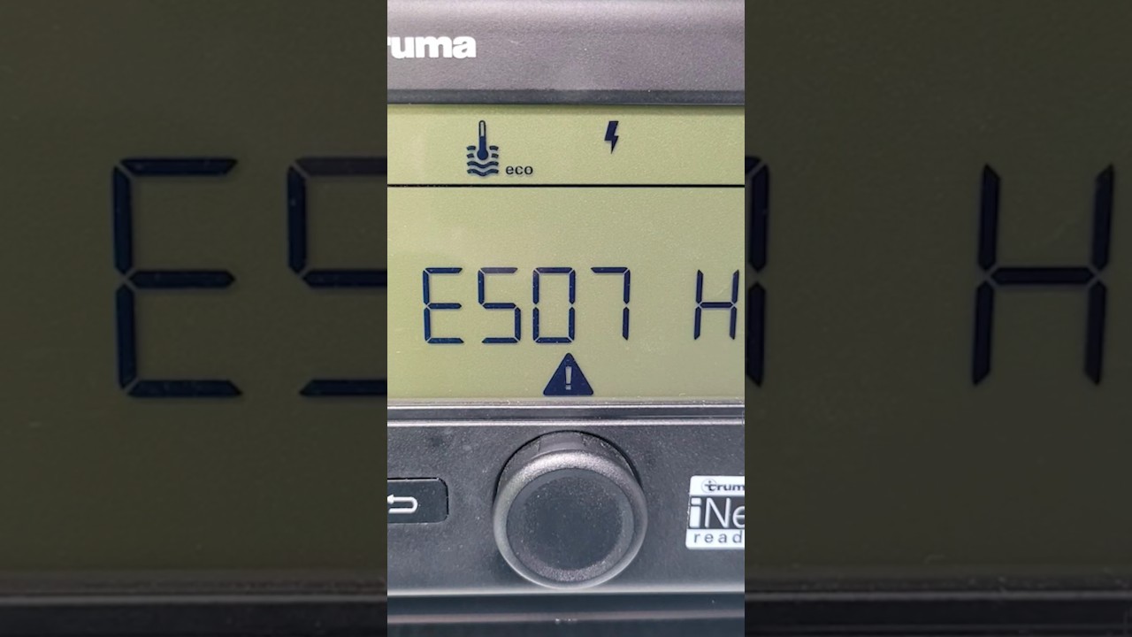 E507 Error Code - Truma Combi E