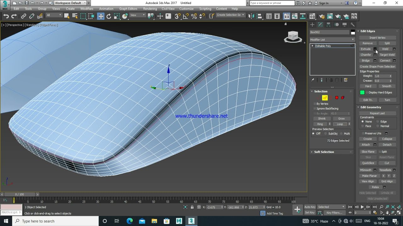 how to make computer mouse in 3Ds Max