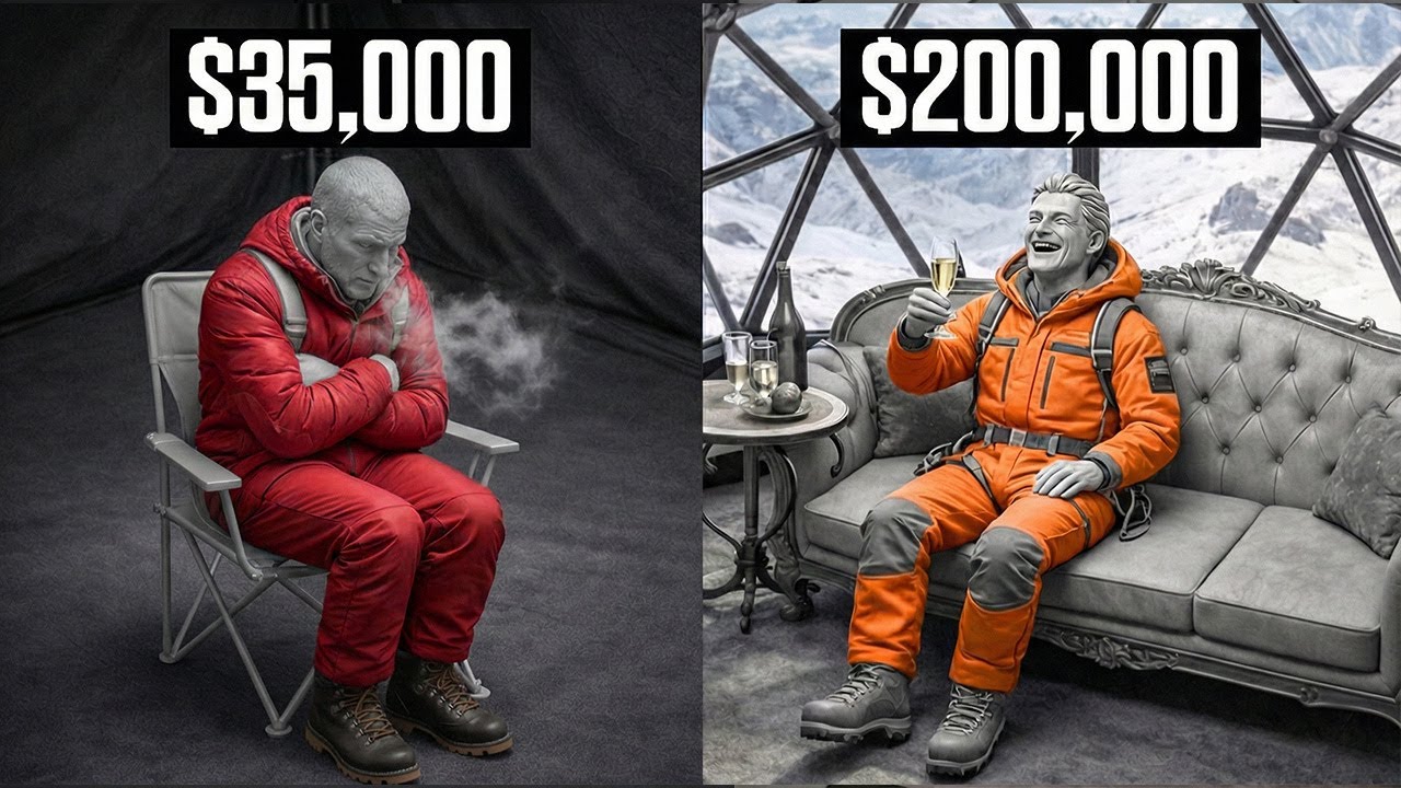 How Money Changes Everest: $35,000 vs $200,000 Expeditions