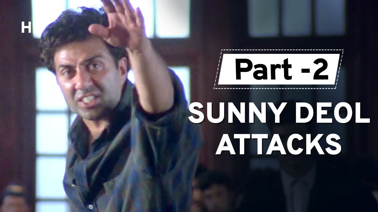 Sunny Deol Argument With Judge [Part 2] Salaakhen | Amrish Puri | Raveena | Anupam Kher | Action