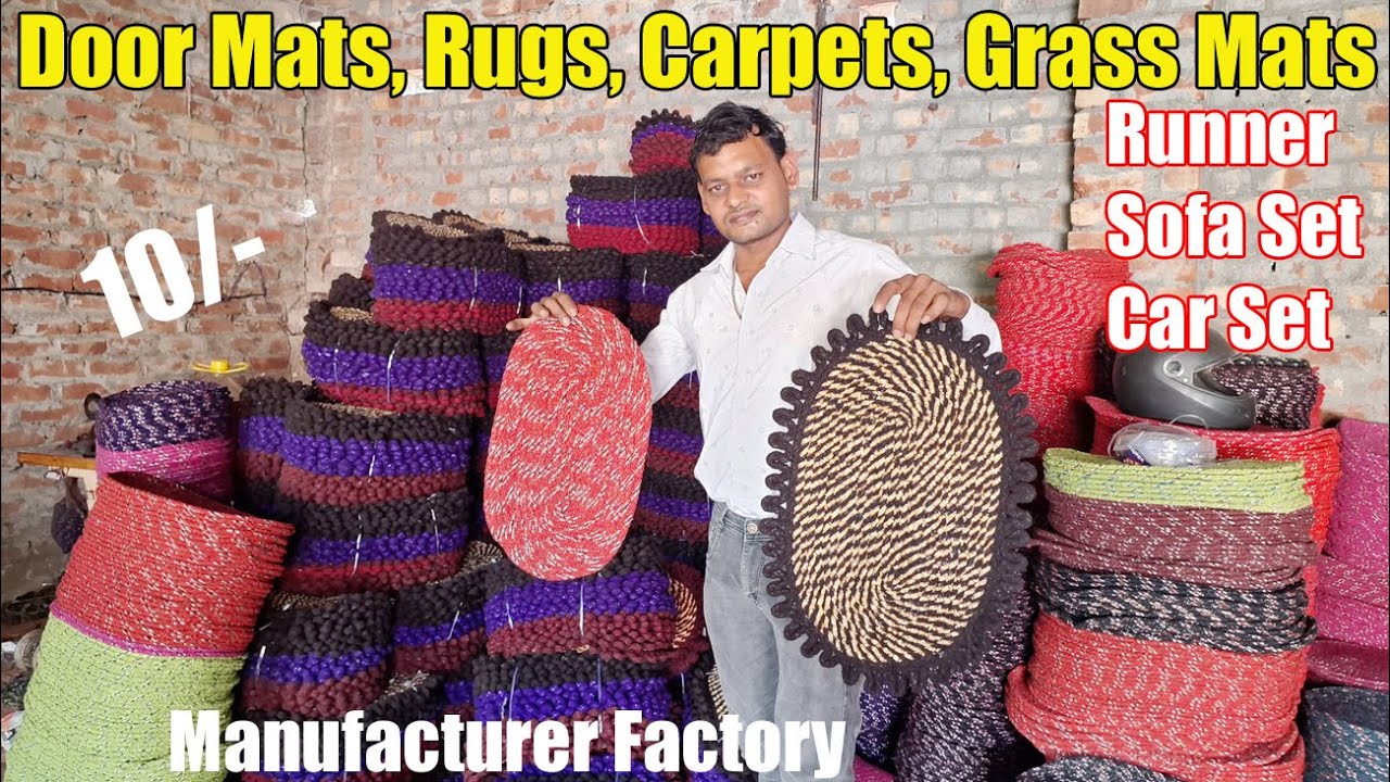 10/- Doormat / 12 Month Profit / Paidan, Grass Mat, Asans, Car Mat, Yoga Runner Manufacturer Panipat