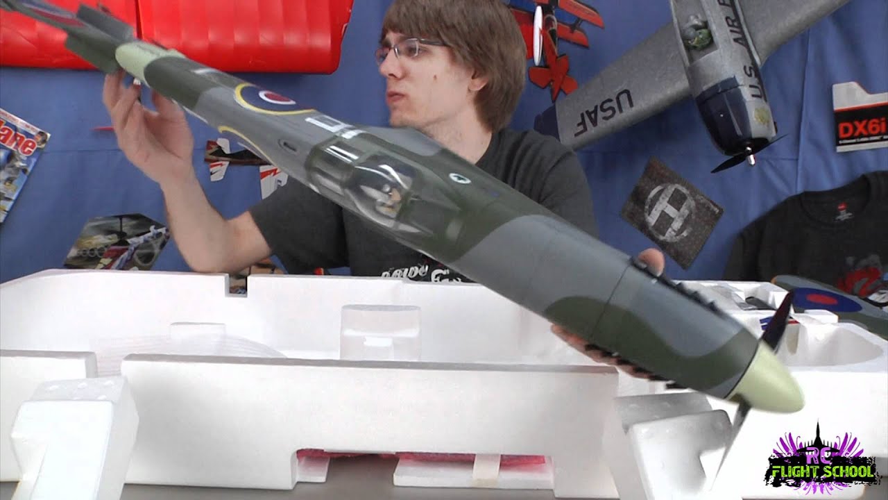 Parkzone Spitfire RTF RC Airplane Unboxing & First Review