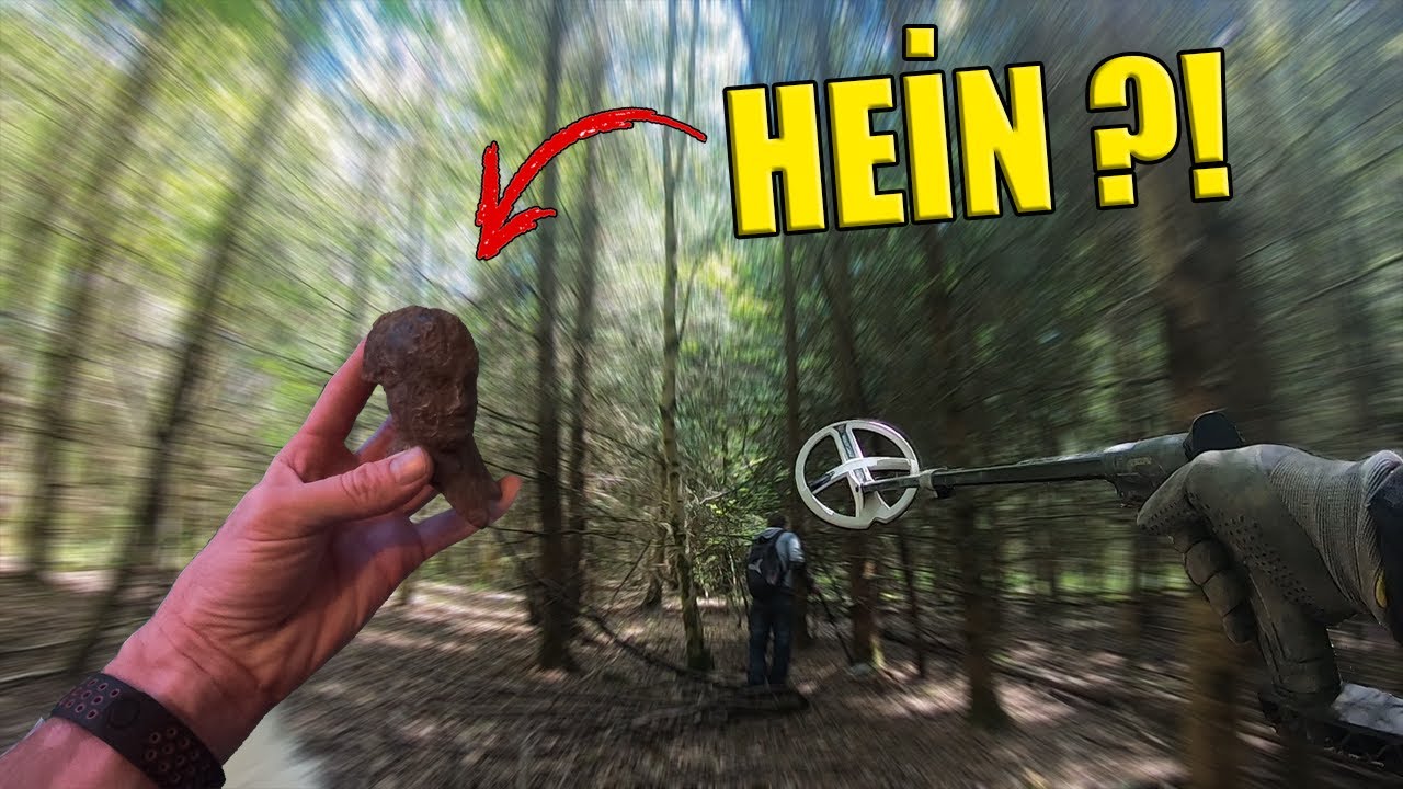 UNE TÊTE DE STATUE ! Détection de métaux - Terre Happy
