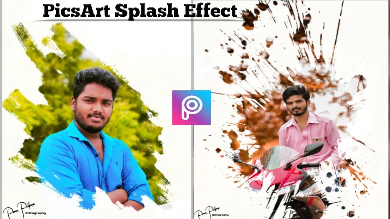 How to edit PicsArt Splash Effect | PicsArt Editing | Splash Effect with PicsArt