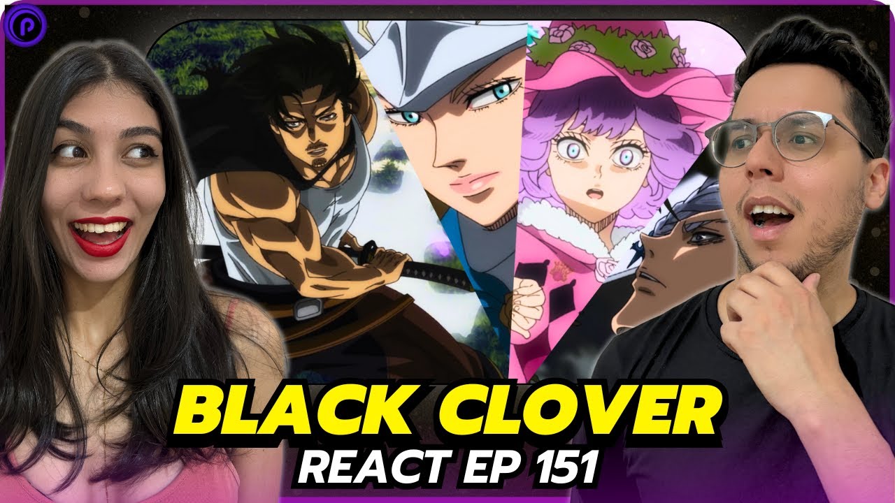INSANO DEMAIS! CAPITÃES VS CAPITÃES! | REACT BLACK CLOVER EP 151 DUBLADO