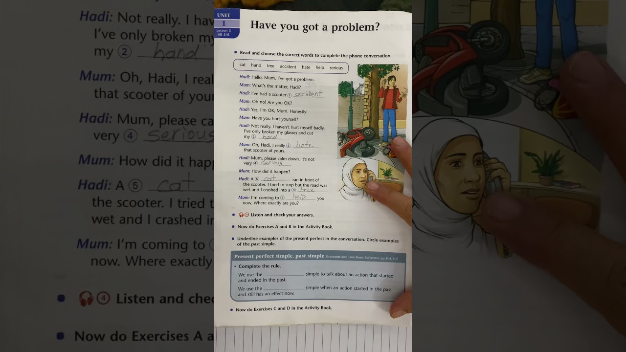 U1L3 /Have you got a problem ?/ الخامس الاعدادي