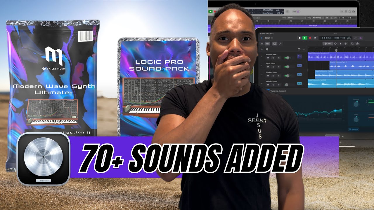Logic Pro 11 Modern Wave Synth Ultimate+ (Gospel Sound Bank)