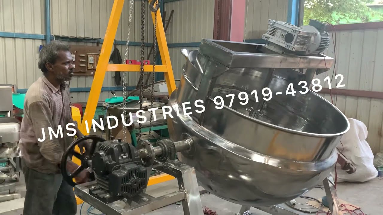 Steam Jacketed Kettle With Agitator | SS Steam Kettle | Sauce Kettle | Steam Jacketed Kettle