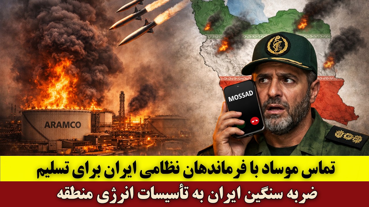 تماس موساد با فرماندهان نظامی ایران برای تسلیم | ضربه سنگین ایران به تأسیسات انرژی منطقه