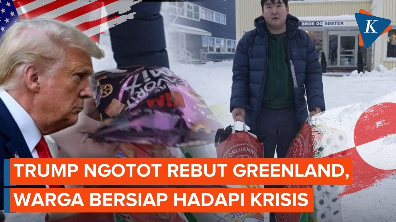 Warga Greenland Mulai Timbun Makanan di Tengah Ancaman Invasi Trump