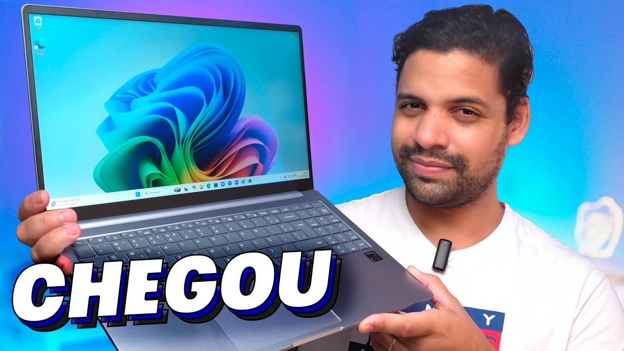 GALAXY BOOK 4 EDGE: UNBOXING e PRIMEIRAS IMPRESSÕES | Rafael Nunes