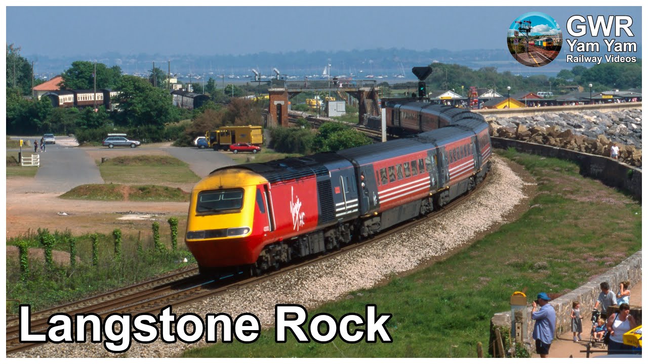 Summer memories at Langstone Rock - British Rail in the 1990s - 4K Remaster