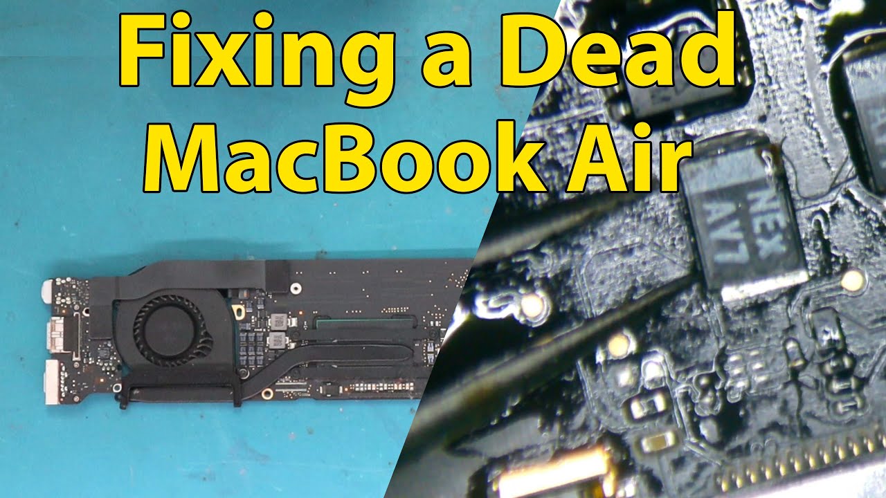 Ремонт неисправного MacBook Air A1466 2017 — простое решение