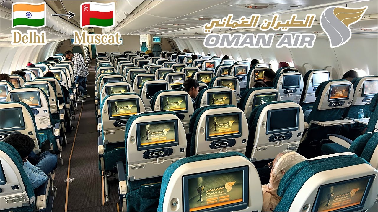 Outdated plane, great food! | Trip Report | Oman Air A330-300 | Delhi - Muscat