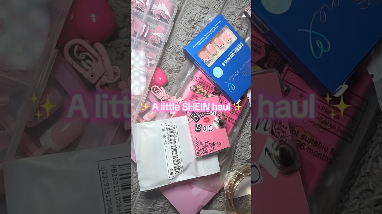 Shien haul 💗 #girlythings #girlyfinds #shienhaul