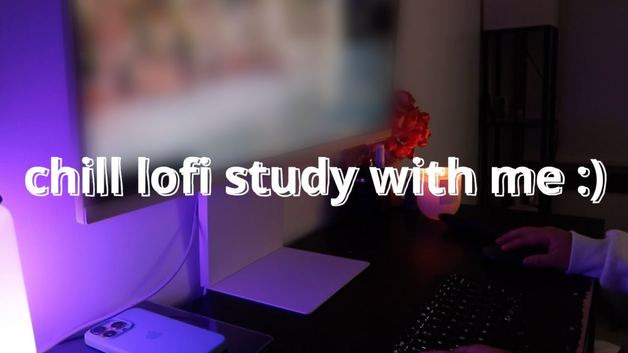 chill lofi study with me | 1 hour | no breaks