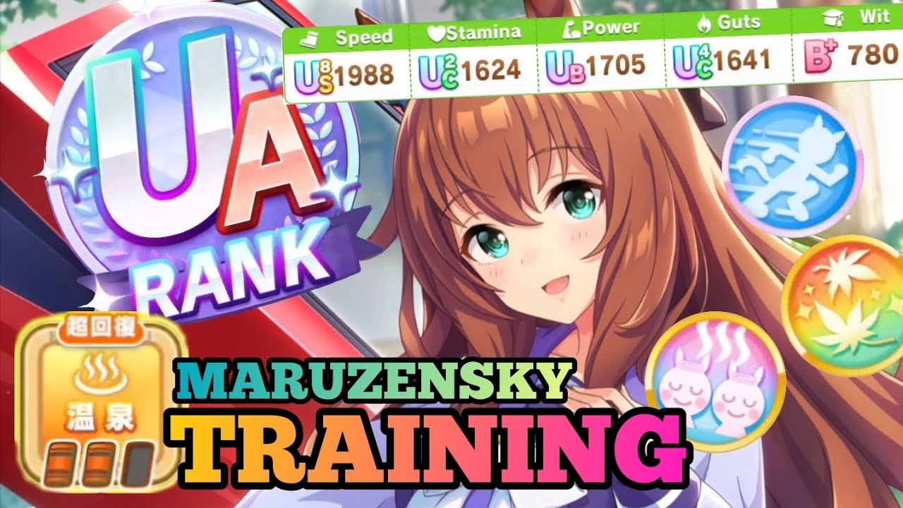 UA MARUZENSKY CAREER! ONSEN SCENARIO! (Umamusume pretty derby JP)