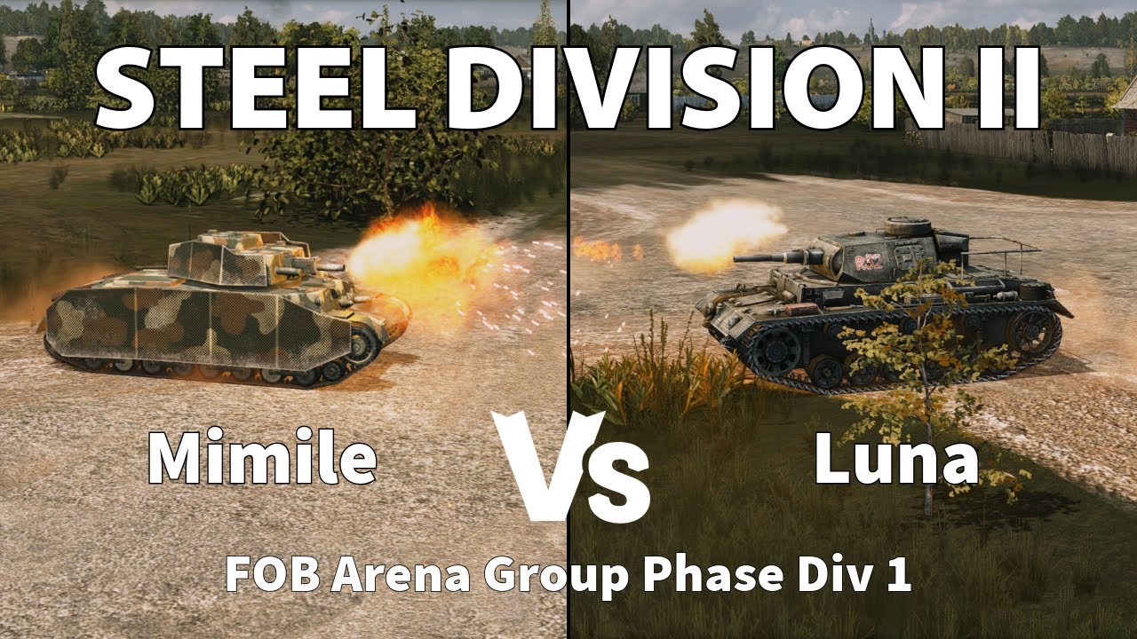 Вот ЭТО сеть AA! - Состав участников турнира Steel Division 2: Mimile против Luna