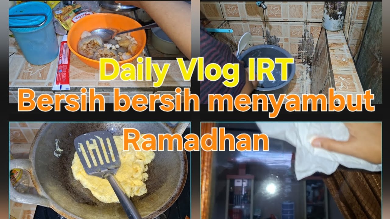 Kegiatan IRT • Bersih-bersih rumah kontrakan 🏡 || Ditambah amunisi 