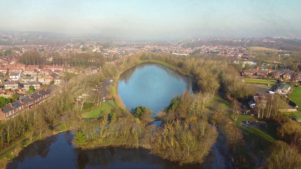 Orrell Water Park in Wigan. DJI Mavic Mini Drone