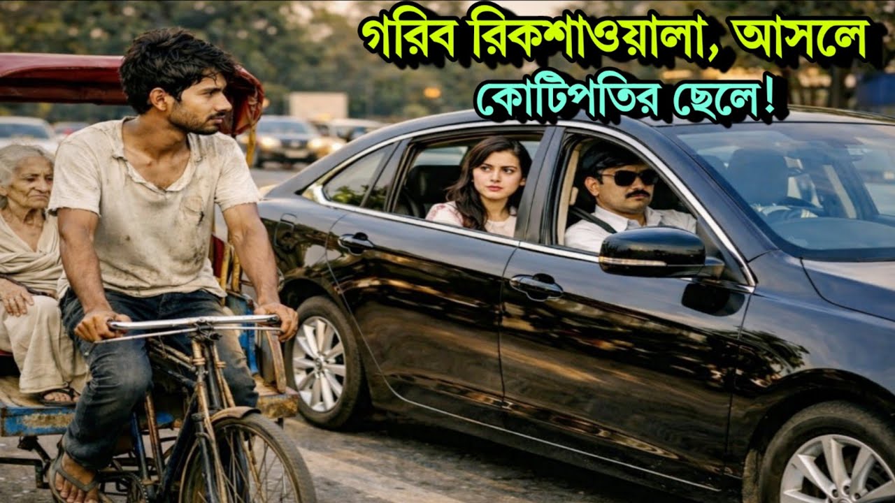 গরিব রিকশাওয়ালাকে থামালেন গাড়িওয়ালা ম্যাডাম… হঠাৎ প্রকাশ পেল সে কোটিপতির ছেলে—শেষটা কাঁদাবে..