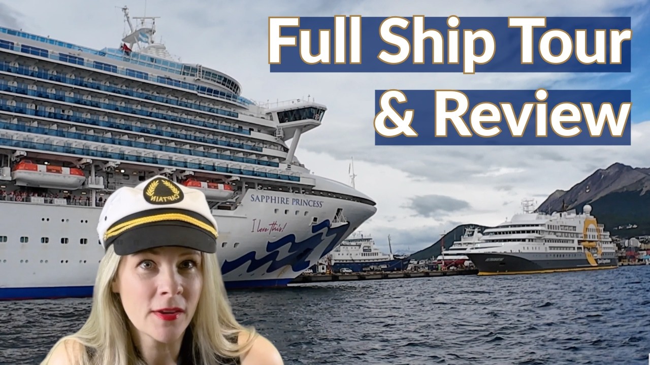 Sapphire Princess Full Cruise Ship Tour in 4K!