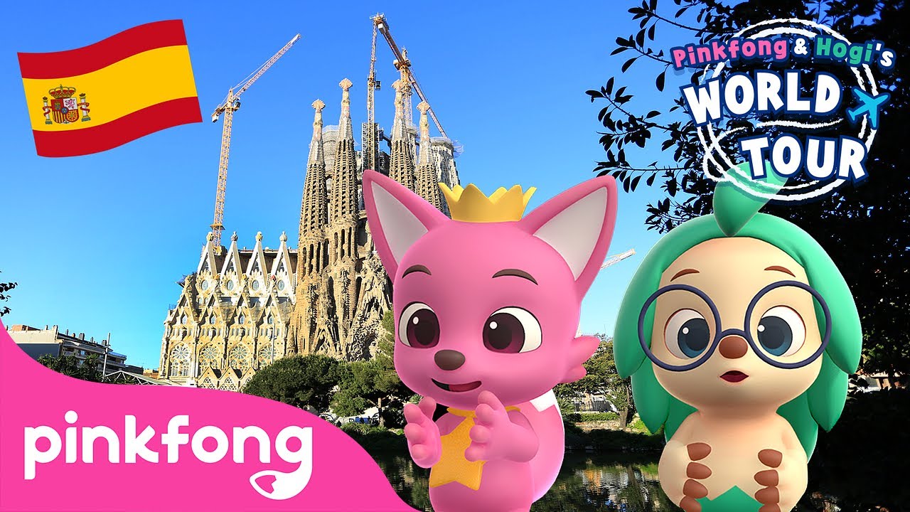 Pinkfong and Hogi visit Spain! 🇪🇸 | 🌎 World Tour Series | Animation & Cartoon | Pinkfong & Hogi