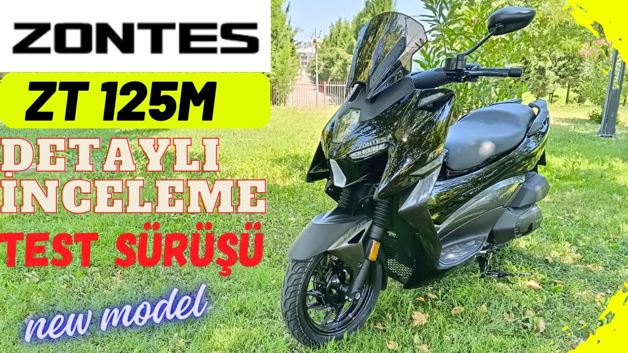 ZONTES ZT 125M SCOOTER DETAYLI İnceleme ve Test sürüşü. Yeni.. #scooter #motosiklet #zontes