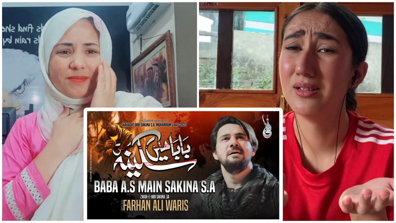 Indian Reaction : Farhan Ali Waris | Baba Mai Sakina 😰 | Farsi | 2023 | Noha Reaction |