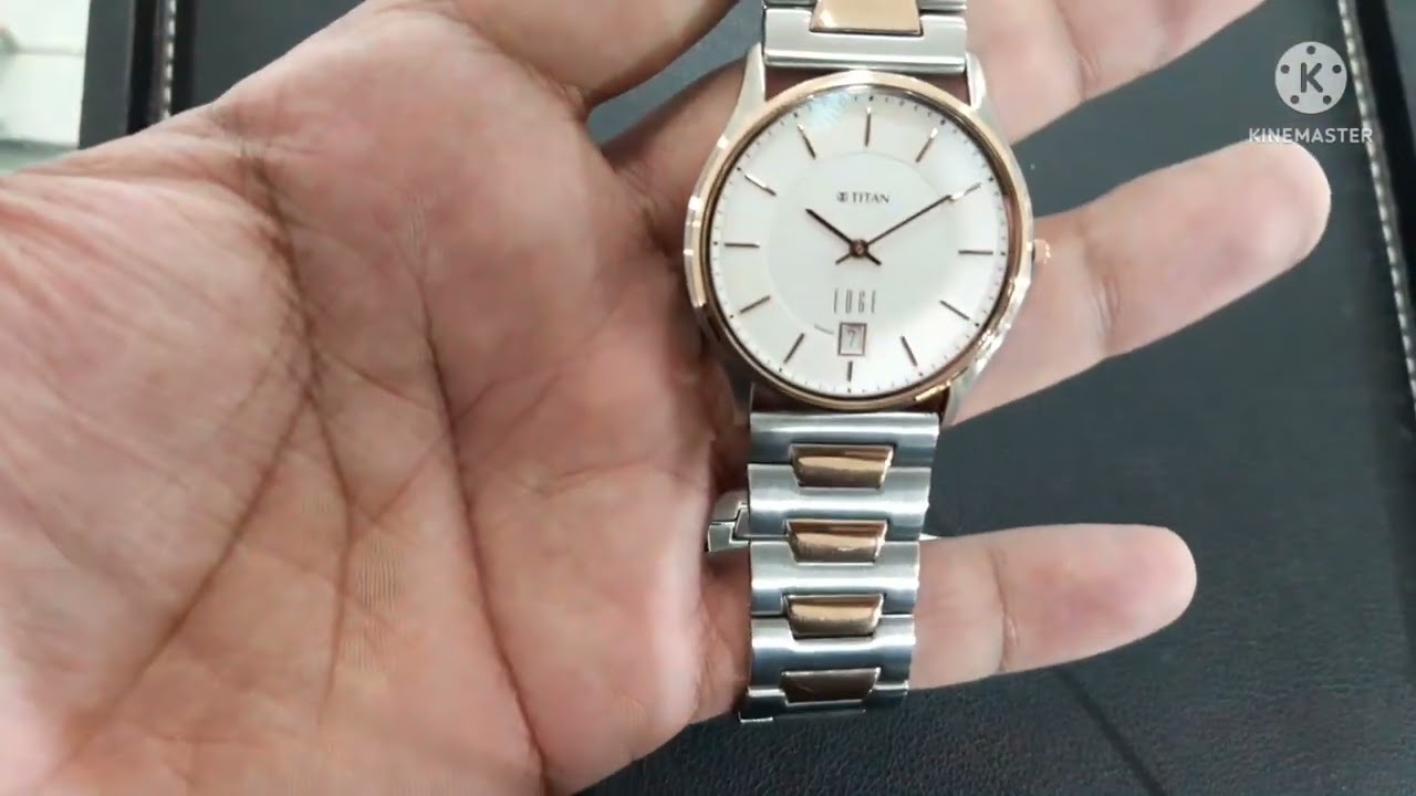 Titan edge watch||stee case with date @somethingnew1410