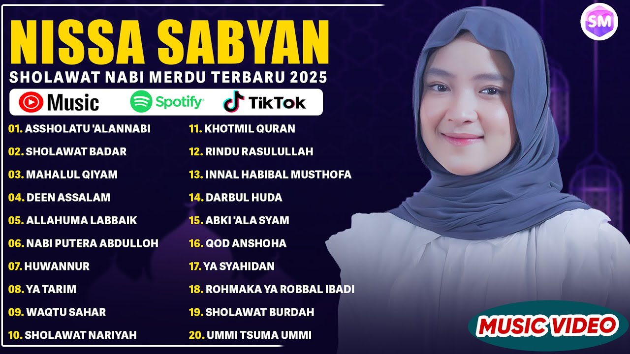 Assholatu 'alannabi - Nissa Sabyan Full Album Sholawat Terbaru 2025 | Sholawat Nabi Merdu 2025