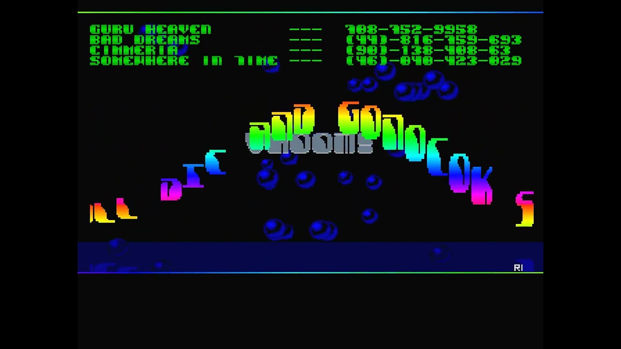VISION FACTORY - Vroom! crack intro for Amiga (Full HD & 60fps)