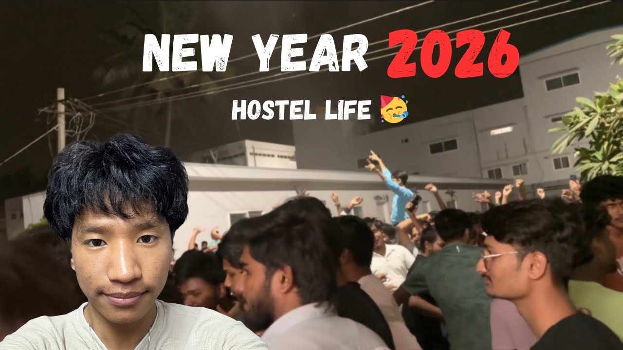 New year celebration🤣|| Boys hostel || Bangalore 