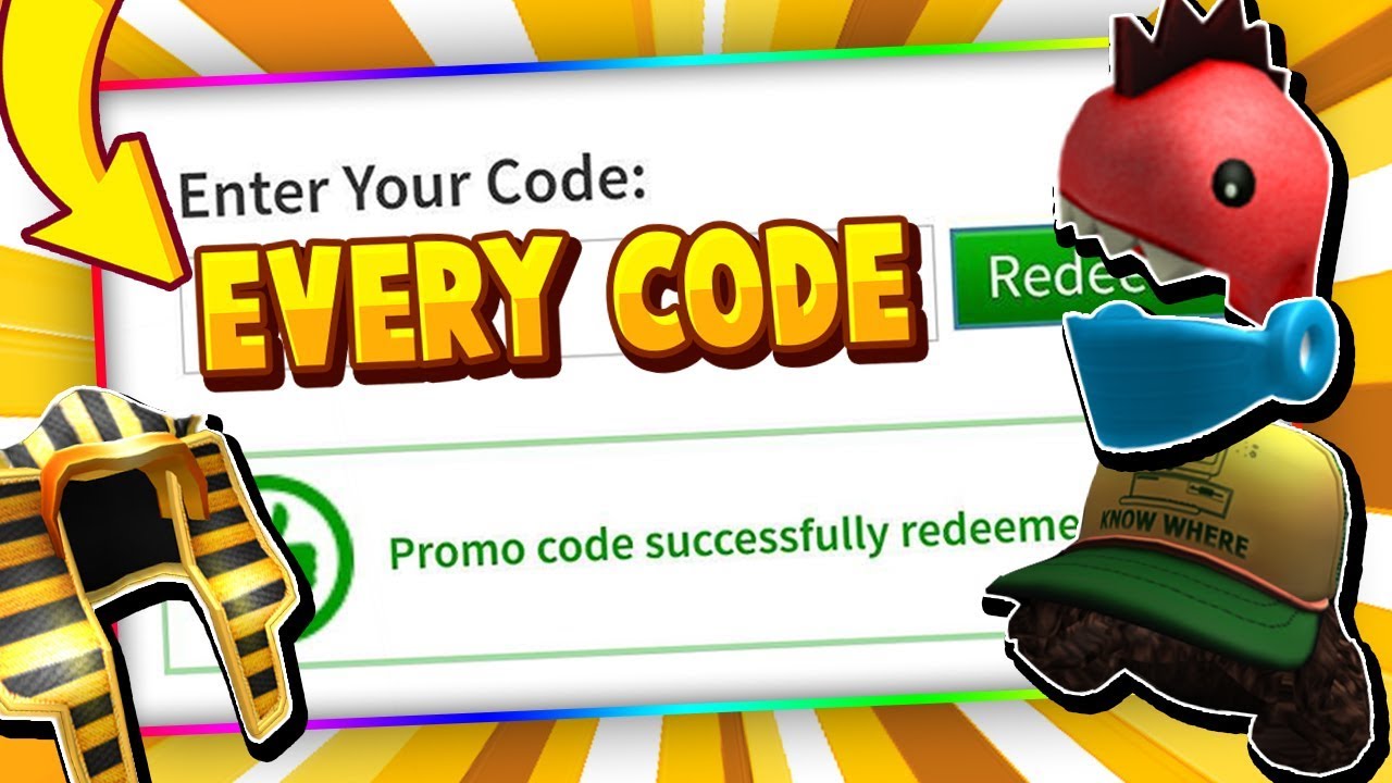 EVERY ROBLOX PROMO CODE! (2014 - 2020) - Roblox December 2019 Promo Codes