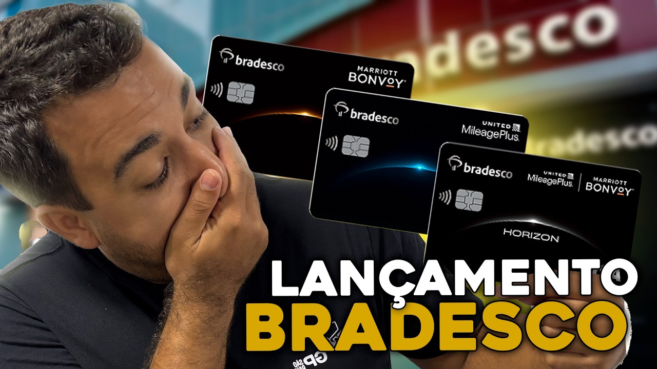 BRADESCO LAN&Ccedil;A MAIS 3 NOVOS CART&Otilde;ES DE CR&Eacute;DITO! Bradesco United, Marriott Bonvoy E Bradesco Horizon