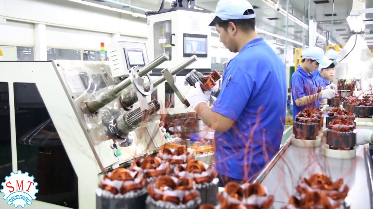High Efficiency Electric Motor Production Line / Stator Machine