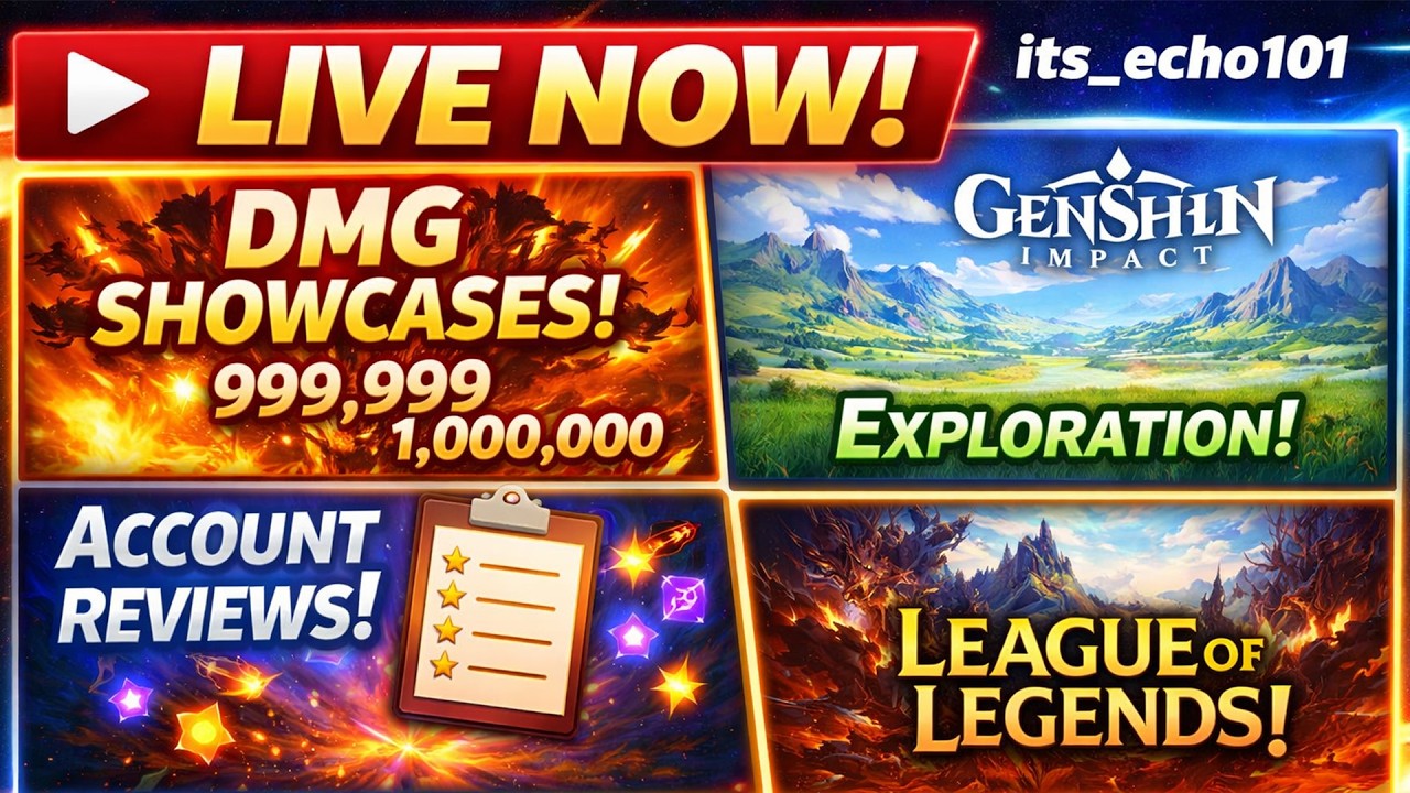 Genshin Impact | Showcases | Account Reviews | League of Legends next 🥶