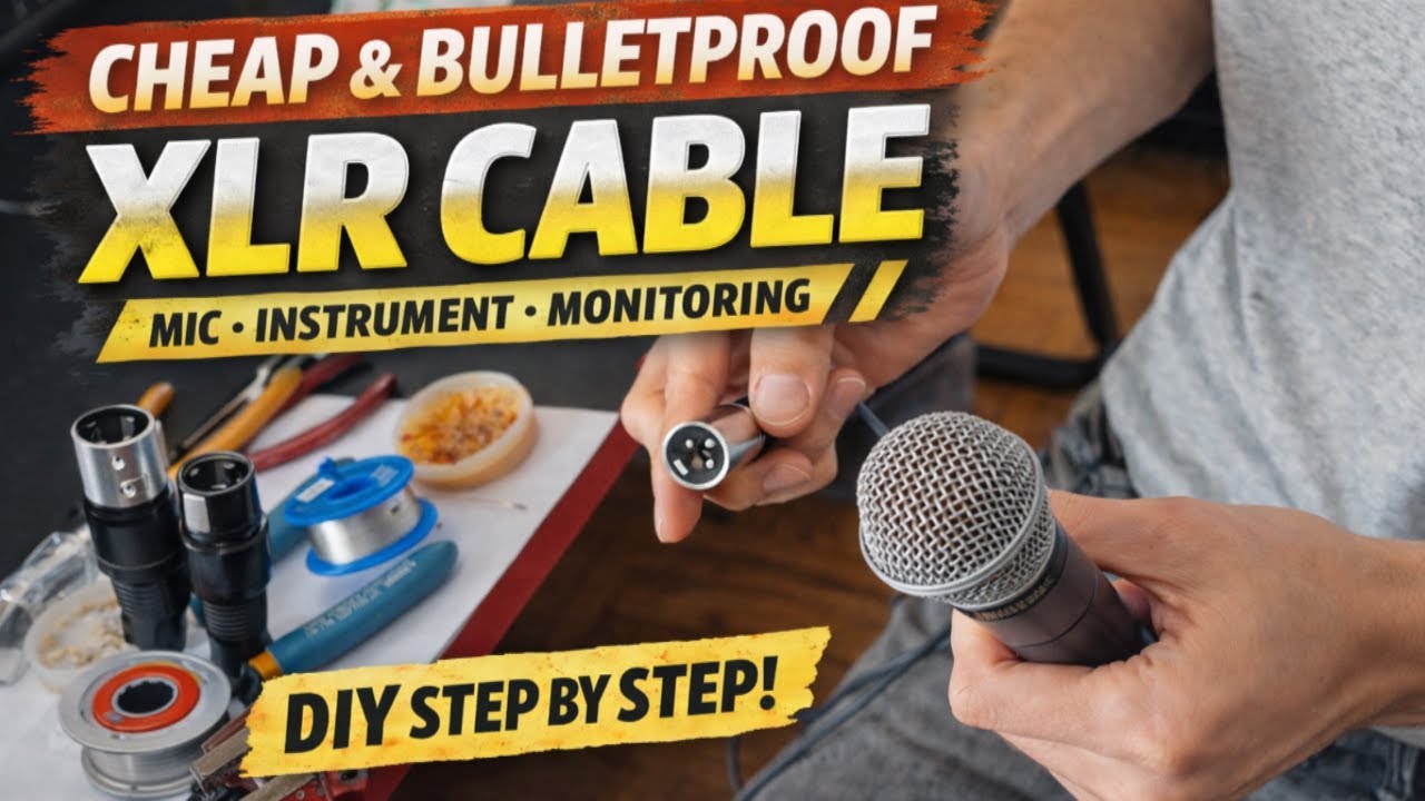 How to Make a PROFESSIONAL XLR Cable on a Budget | DIY Audio