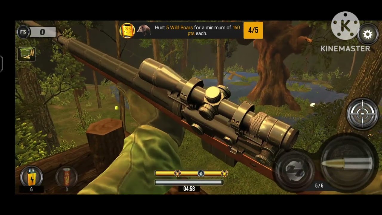 Wild Hunt : Real Hunting games 3D Poland ⭐ Adventure Free Hunt level 7 Hunt wild boars 160 pts each