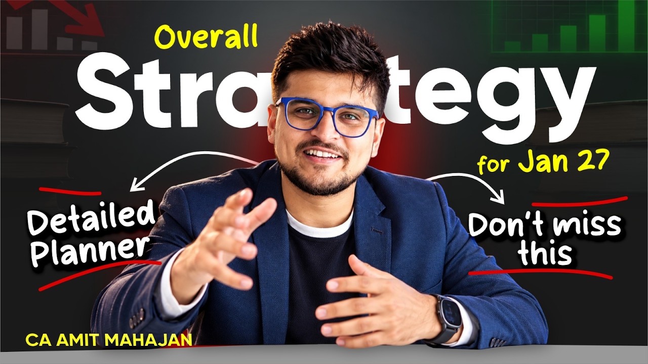 Jan 27 - Detailed Planner | CA Inter | CA Amit Mahajan