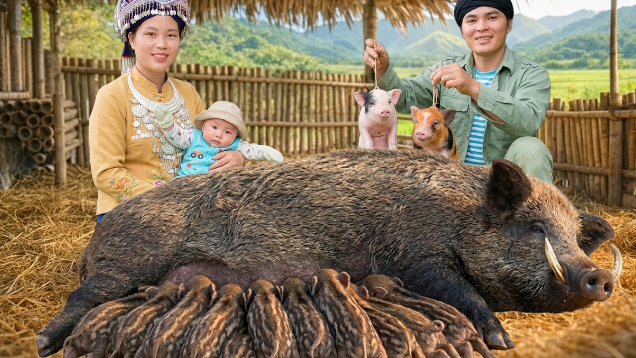 Building Farm Fences, Cooking Pig Feed & Creating a Simple Life in Nature - SURVIVAL ALONE
