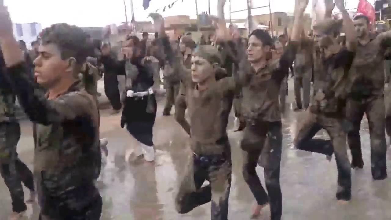 موكب مجانين الحسين في العراق روعة